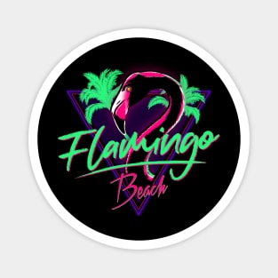 Flamingo Beach Magnet